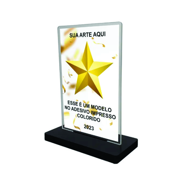 Troféu de Acrílico para Brinde Troféu de Acrílico para Brinde