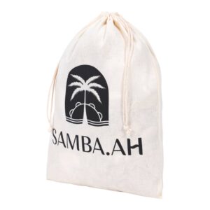 100 Sacos Algodão Crú Personalizados C/logo Bordado