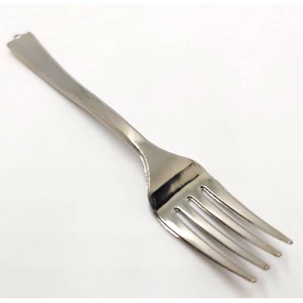 24 Mini Garfos Prateados