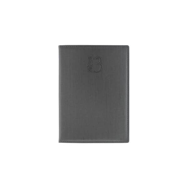 Agenda Executiva Chumbo Escovado Personalizada