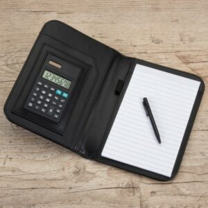 Bloco de Anotações com Calculadora