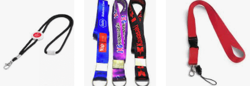 Cordão de pescoço para crachá personalizado