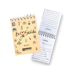 Caderneta Anotações para Bolso Personalizada