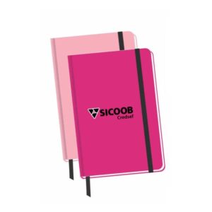 Caderneta de Bolso com Pauta 14x9 cm Personalizada