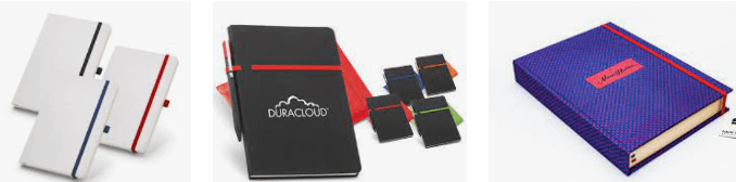 Caderno sem pauta personalizado