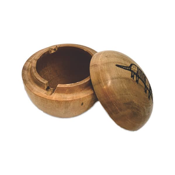 Caixa Cinzeiro de Madeira Personalizada