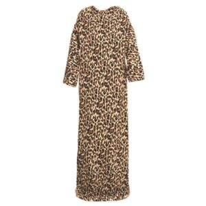 Cobertor Com Mangas Onça Bege