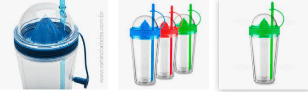 Copo espremedor personalizado