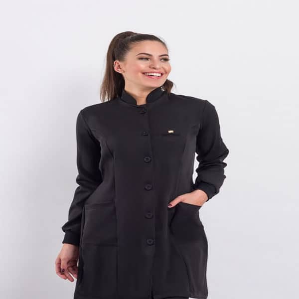 Jaleco Stylish Feminino – Preto