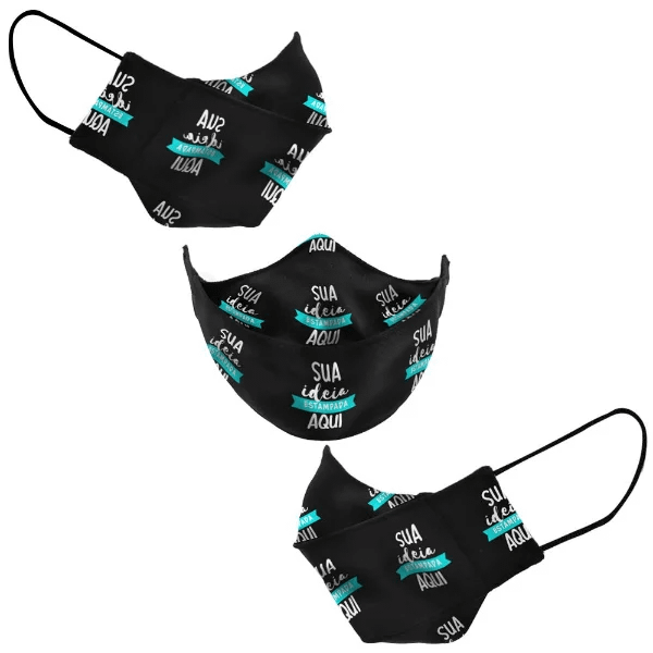 Máscara de proteção personalizada