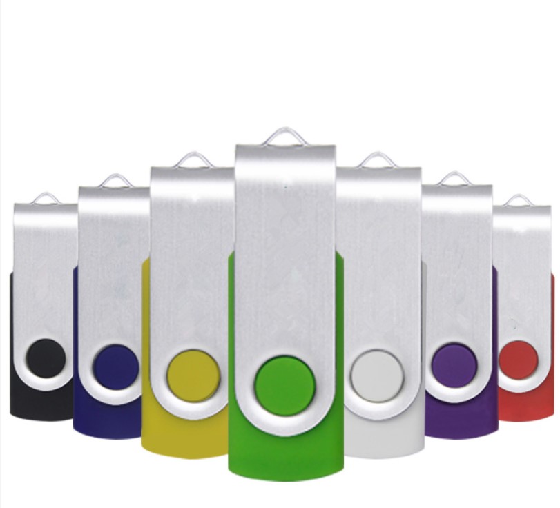 Pen drive 4 gb giratório