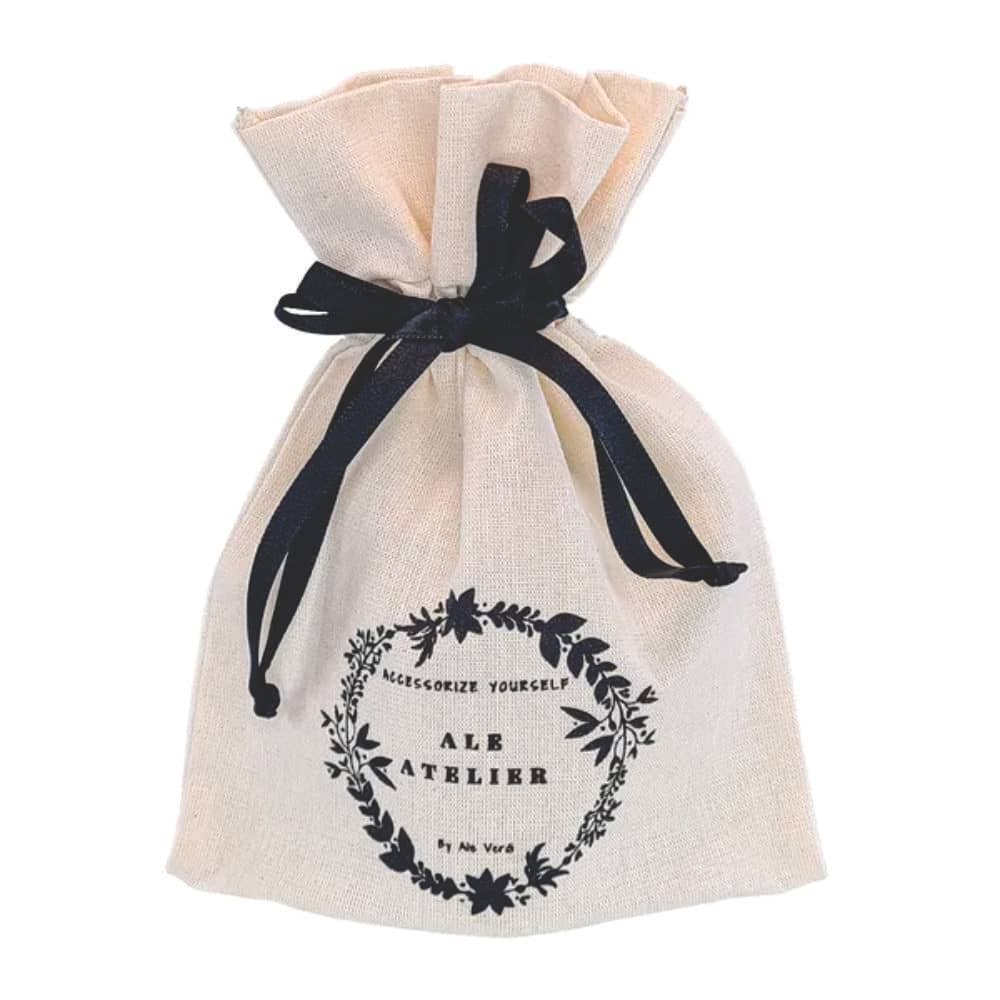 Saquinho de algodão cru Personalizado P