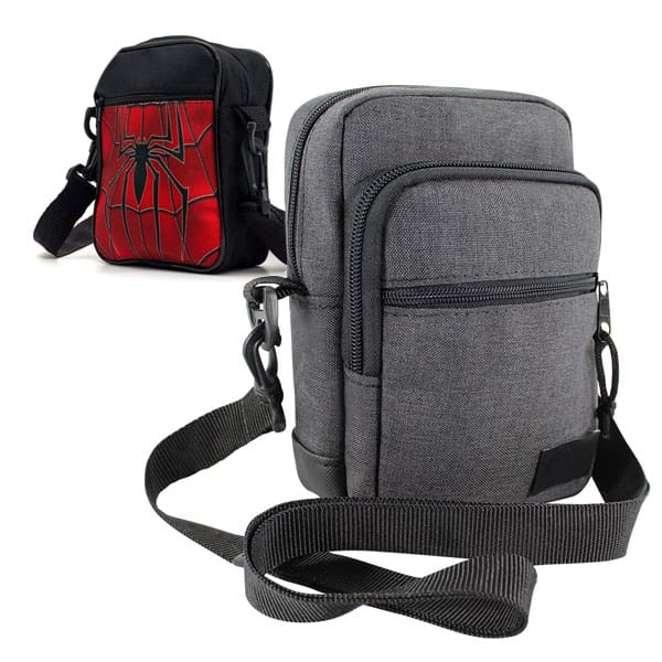Shoulder Bag Mini Bolsa Lateral Personalizado Com Alça Ajustável Masculino