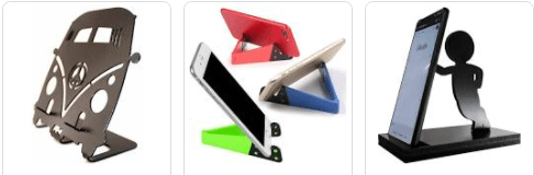 Suporte metálico para celular personalizado