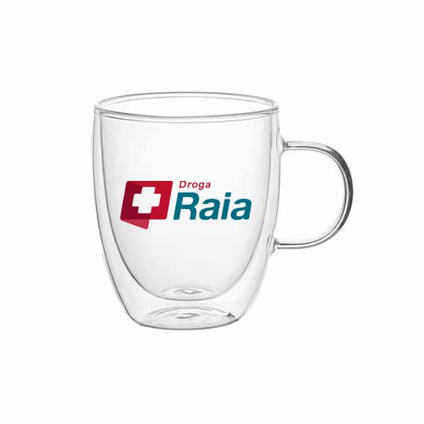 Caneca de Vidro Duplo
