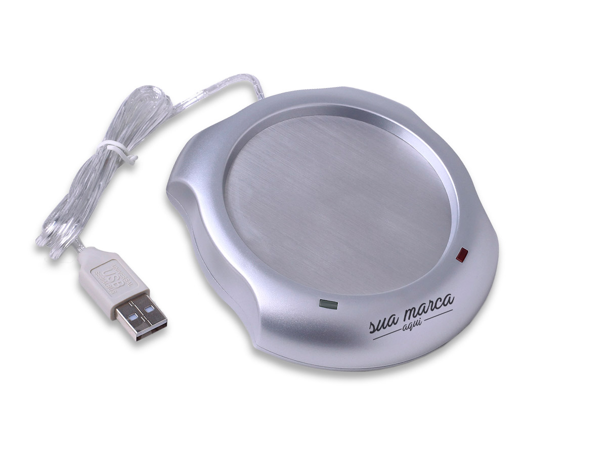 Hub personalizado com aquecedor de canecas personalizado