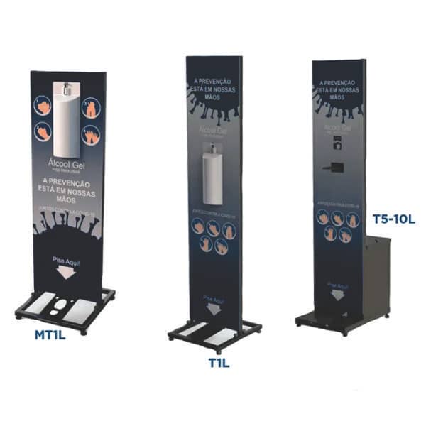 Totem Display Suporte Álcool Gel Personalizado