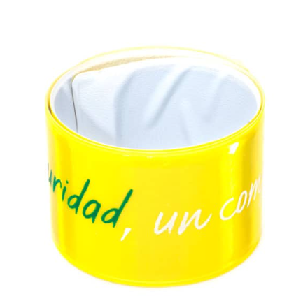 Pulseira bate-enrola refletiva