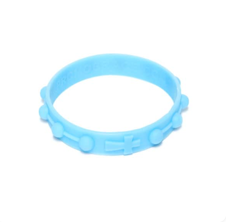 Pulseira de Silicone Religiosa