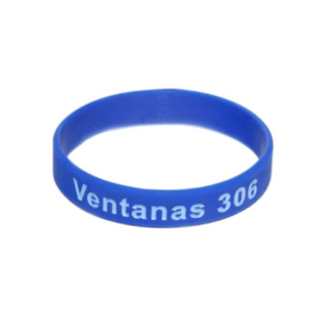 Pulseira de silicone numerada e personalizada