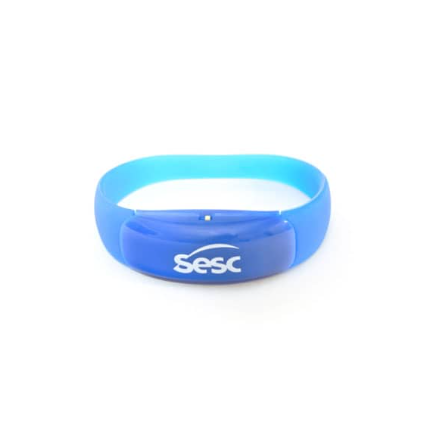 Pulseira com LED Slim Ativada por movimento ou som