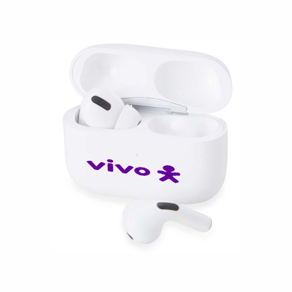 Fone de Ouvido Bluetooth Touch com Case Carregador Brilhante