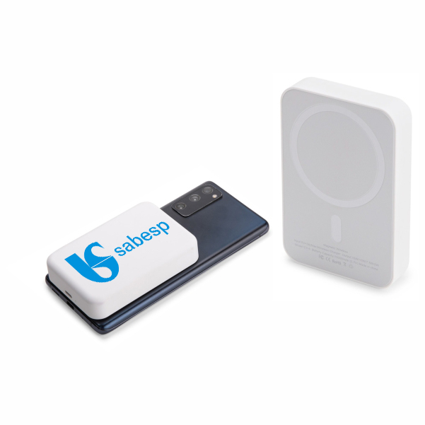Power Bank 10.000mAh com Carregamento via Indução